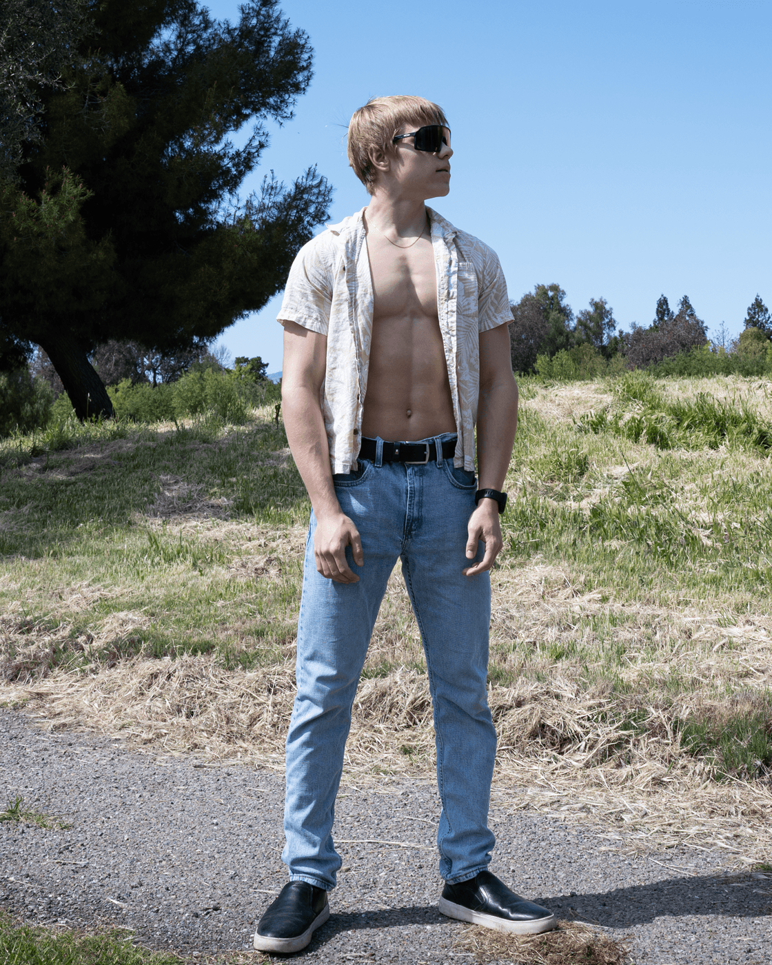 Alexey Fedorov modeling portfolio — fashion editorial