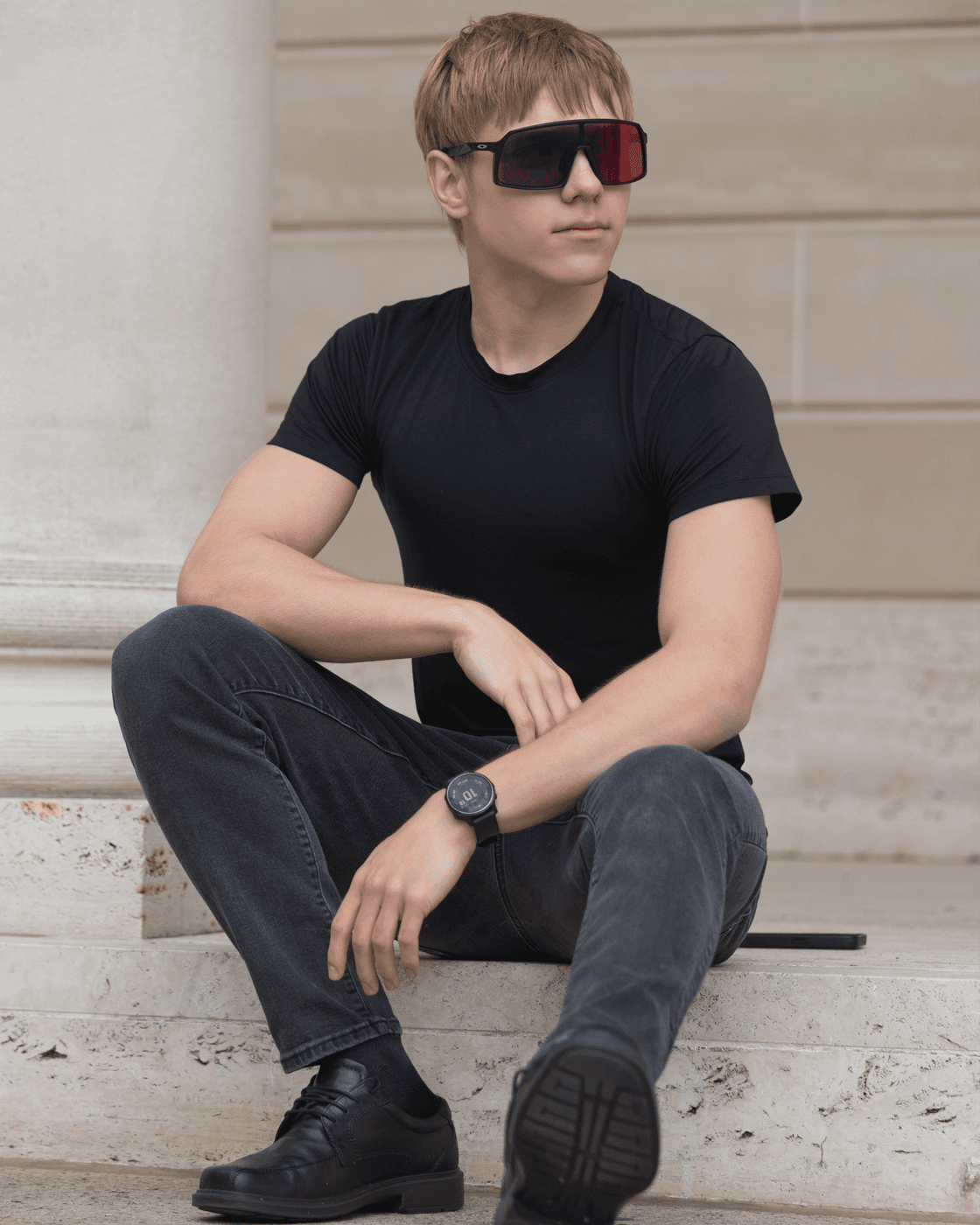 Alexey Fedorov modeling photoshoot